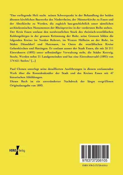 Produktbild: Die Kunstdenkm&auml;ler der Stadt und des Kreises Essen