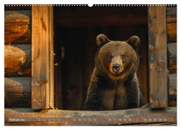 Produktbild: Wildes B&auml;renland (Wandkalender 2026 DIN A2 quer), CALVENDO Monatskalender