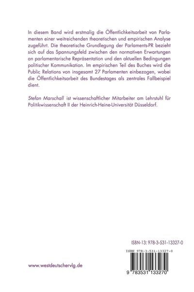 Produktbild: &Ouml;ffentlichkeit und Volksvertretung