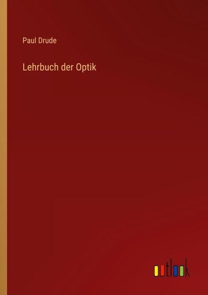 Produktbild: Lehrbuch der Optik