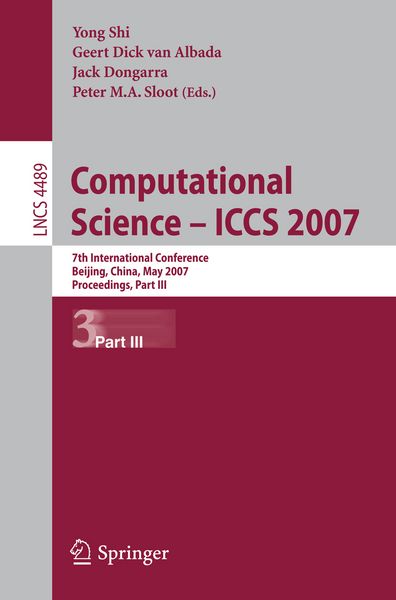 Produktbild: Computational Science - ICCS 2007