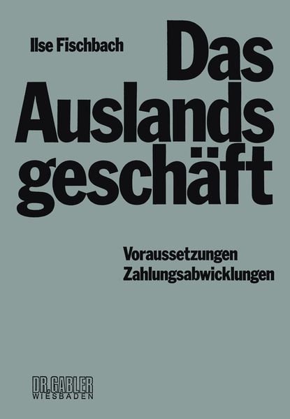 Produktbild: Das Auslandsgesch&auml;ft