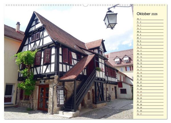 Produktbild: T&uuml;bingen erleben (hochwertiger Premium Wandkalender 2026 DIN A2 quer), Kunstdruck in Hochglanz