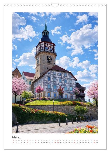 Produktbild: Unterwegs in und um Backnang (Wandkalender 2027 DIN A3 hoch), CALVENDO Monatskalender