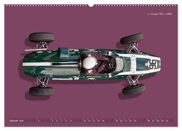 Produktbild: Legenden des Rennsports - Formel Junior 1955-1965 (hochwertiger Premium Wandkalender 2026 DIN A2 quer), Kunstdruck in Hochglanz