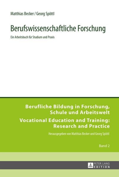 Produktbild: Berufswissenschaftliche Forschung