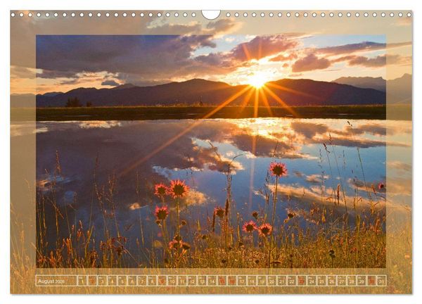 Produktbild: Wenn die Sonne erwacht und untergeht (Wandkalender 2026 DIN A3 quer), CALVENDO Monatskalender