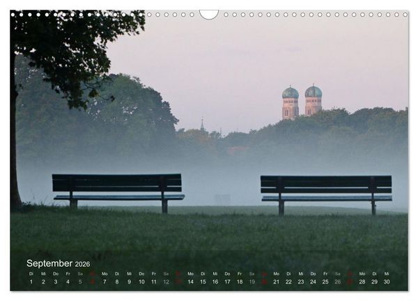 Produktbild: Impressionen aus M&uuml;nchen (Wandkalender 2026 DIN A3 quer), CALVENDO Monatskalender
