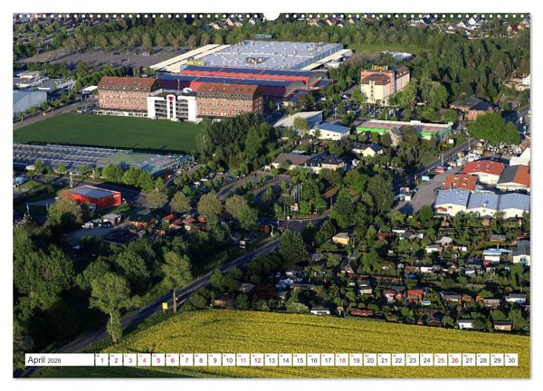 Produktbild: Chemnitz - Von Oben Nach Unten (hochwertiger Premium Wandkalender 2026 DIN A2 quer), Kunstdruck in Hochglanz