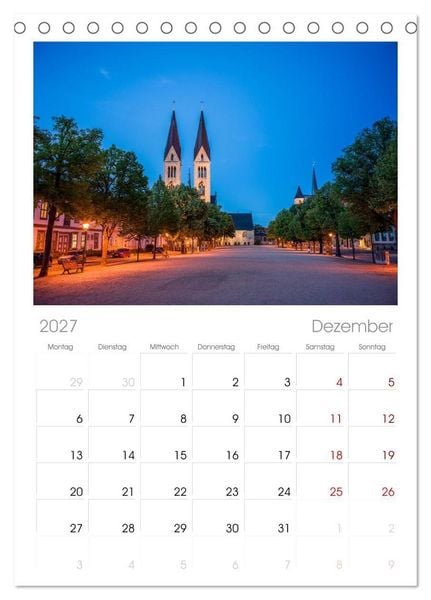 Produktbild: Tischplaner 2027 - Halberstadt Altstadtarchitektur unweit des Harzes (A5 Tischkalender zum Aufstellen) CALVENDO