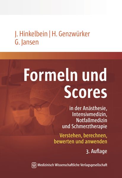 Produktbild: Formeln und Scores in An&auml;sthesie, Intensivmedizin, Notfallmedizin und Schmerztherapie