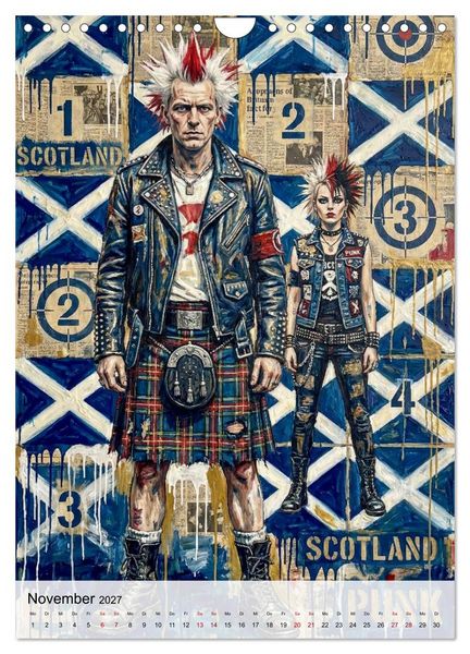 Produktbild: Punk 76 (Wandkalender 2027 DIN A4 hoch), CALVENDO Monatskalender