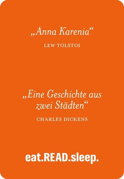 Produktbild: eat.READ.sleep - DAS B&uuml;cher-Quiz
