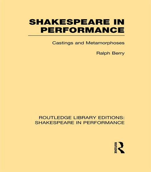 Produktbild: Shakespeare in Performance