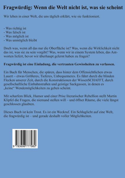 Produktbild: Fragw&uuml;rdig:
