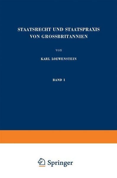 Produktbild: Staatsrecht und Staatspraxis von Grossbritannien