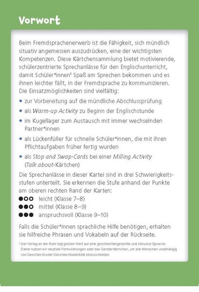 Produktbild: Time to talk - Englisch sprechen &uuml;ben