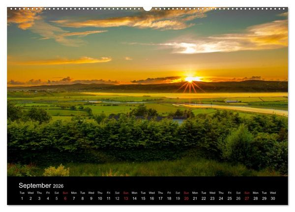 Produktbild: Landsapes of Donegal (High Quality Premium Wall Calendar 2026 DIN A2 landscape),CALVENDO 12 Month Wall Calendar