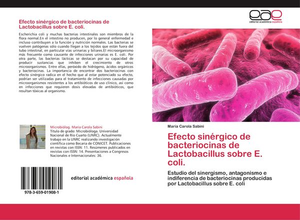 Produktbild: Efecto sin&eacute;rgico de bacteriocinas de Lactobacillus sobre E. coli.