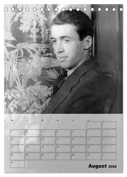 Produktbild: Filmstars - Legenden der goldenen Filmjahre (Tischkalender 2026 DIN A5 hoch), CALVENDO Monatskalender