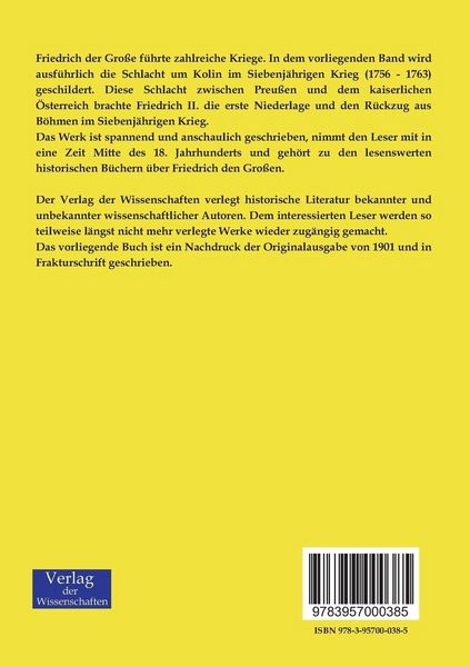 Produktbild: Die Kriege Friedrichs des Gro&szlig;en
