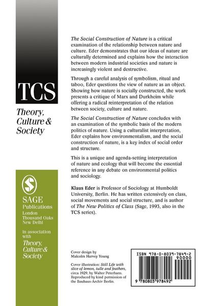 Produktbild: The Social Construction of Nature