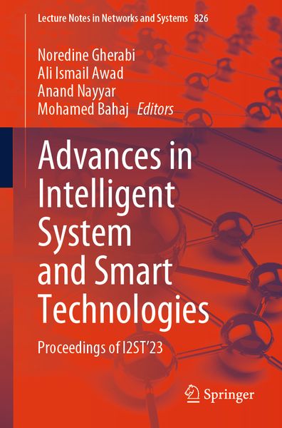 Produktbild: Advances in Intelligent System and Smart Technologies
