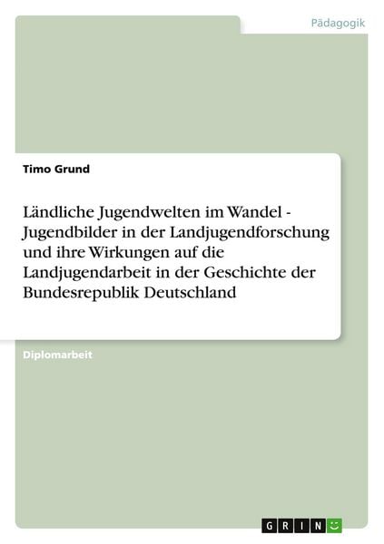 Produktbild: L&auml;ndliche Jugendwelten im Wandel - Jugendbilder in der Landjugendforschung und ihre Wirkungen auf die Landjugendarbeit in der Geschichte der Bundesrepublik Deutschland