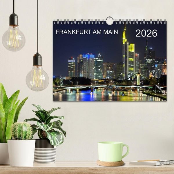 Produktbild: Frankfurt am Main (Wandkalender 2026 DIN A4 quer), CALVENDO Monatskalender