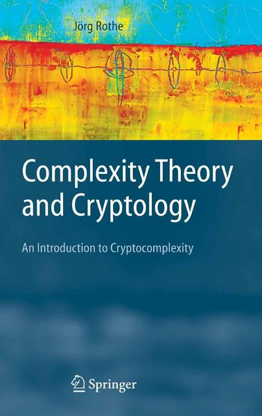 Produktbild: Complexity Theory and Cryptology