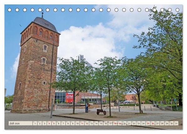 Produktbild: Chemnitz Impressionen aus der Kulturhauptstadt (Tischkalender 2026 DIN A5 quer), CALVENDO Monatskalender