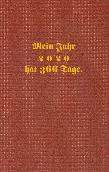 Produktbild: Kalenderbuch 2020