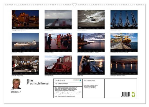 Produktbild: Eine Frachtschiffreise (Wandkalender 2027 DIN A2 quer), CALVENDO Monatskalender