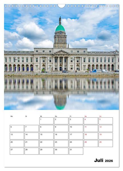 Produktbild: Dublin - faszinierende irische Hauptstadt (Wandkalender 2026 DIN A3 hoch), CALVENDO Monatskalender