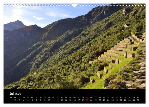 Produktbild: Machu Picchu - Exklusiv (Wandkalender 2026 DIN A3 quer), CALVENDO Monatskalender