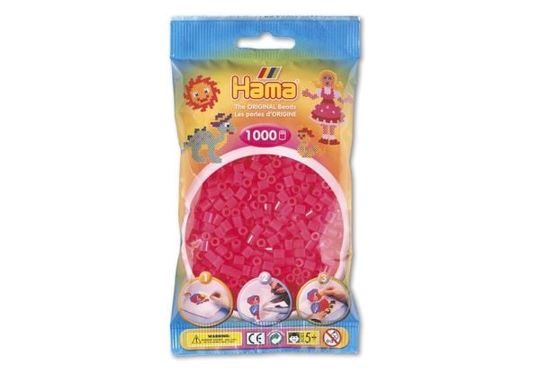 Hama Perlen fuchsja, 1000 Stück