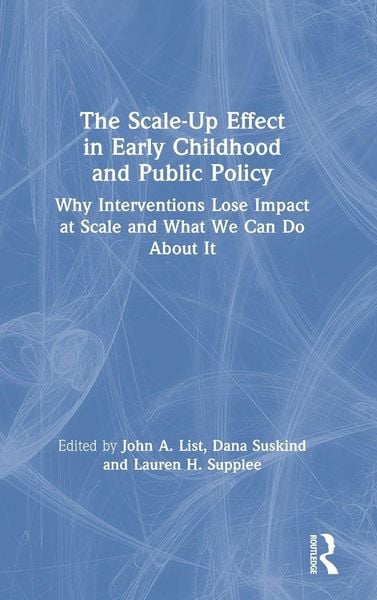 Produktbild: The Scale-Up Effect in Early Childhood and Public Policy