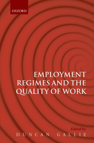 Produktbild: Employment Regimes and the Quality of Work