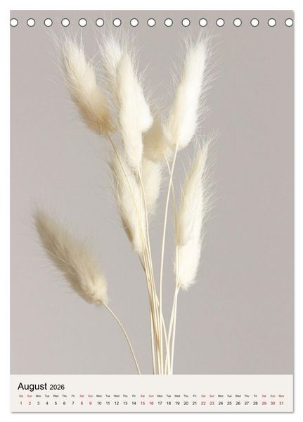 Produktbild: Dried Flowers (Desk Calendar 2026 DIN A5 portrait), CALVENDO 12 Month DeskCalendar