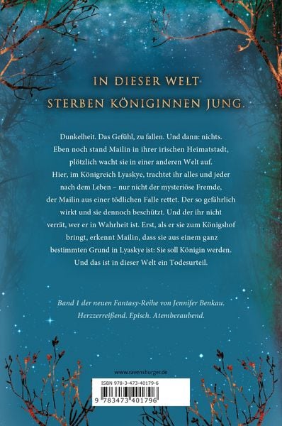 Produktbild: One True Queen, Band 1: Von Sternen gekr&ouml;nt (Epische Romantasy von SPIEGEL-Bestsellerautorin Jennifer Benkau)
