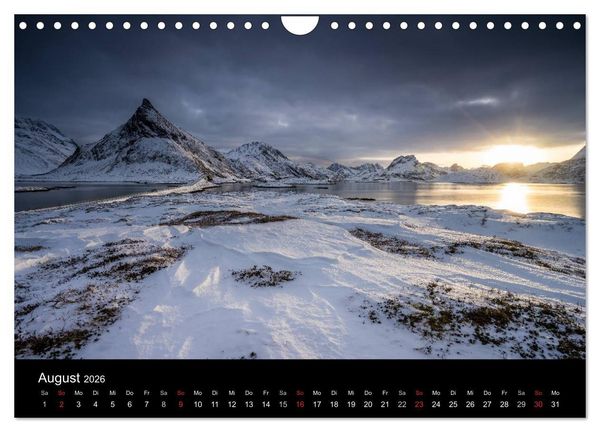Produktbild: Lofoten Impressionen von Armin Fuchs (Wandkalender 2026 DIN A4 quer), CALVENDO Monatskalender