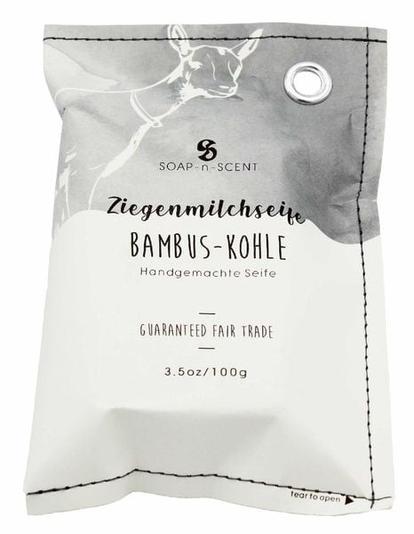 Produktbild: Ziegenmilchseife Bambus-Kohle