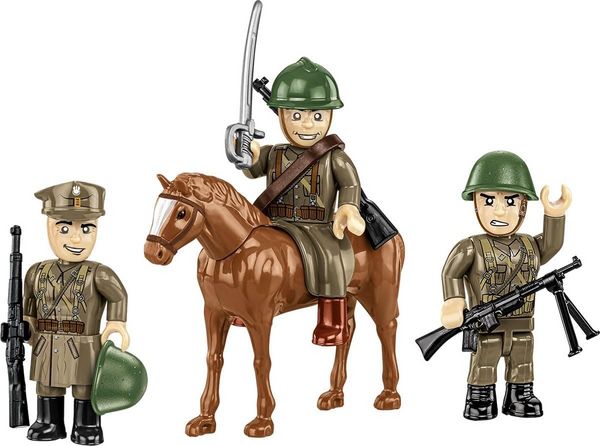 Produktbild: COBI Historical Collection 2062 - Polish Uhlans, WWII, Bausatz, Figurenset, 44/3/1 Klemmbausteine