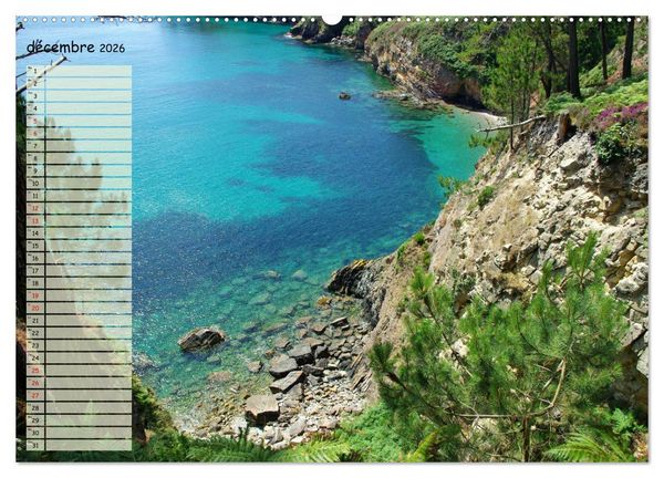Produktbild: FINISTERE La pointe du bout du monde (Calendrier mural 2026 DIN A2 vertical), CALVENDO calendrier mensuel