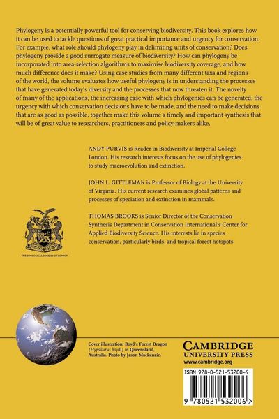 Produktbild: Phylogeny and Conservation