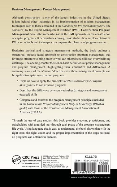 Produktbild: Construction Program Management
