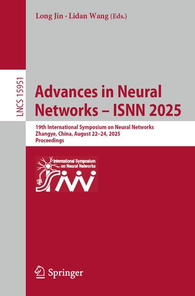 Produktbild: Advances in Neural Networks &ndash; ISNN 2025