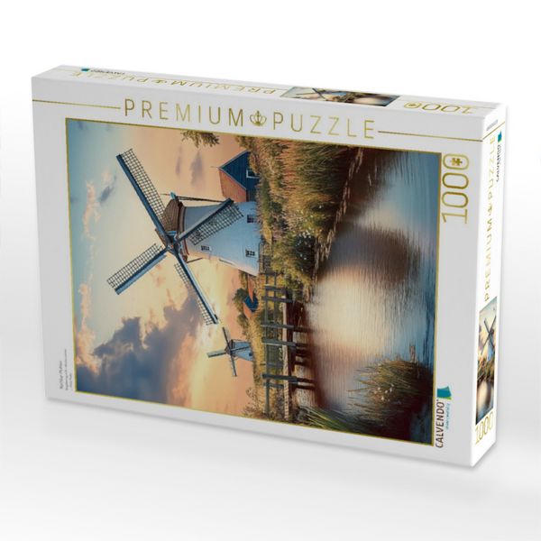 Produktbild: CALVENDO Puzzle Nachbar-M&uuml;hlen | 1000 Teile Lege-Gr&ouml;&szlig;e 64x48cm Foto-Puzzle f&uuml;r gl&uuml;ckliche Stunden