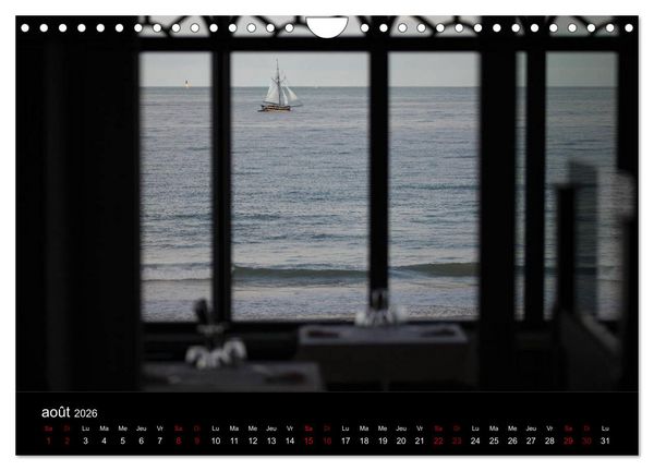 Produktbild: Sillonnez la plage (Calendrier mural 2026 DIN A4 vertical), CALVENDO calendrier mensuel