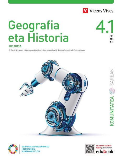 Produktbild: Geografia Eta Historia 4 (4.1-4.2) (ks)